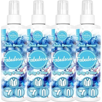 Fabulosa - Antibacterial Spray - 250ml - 4-pack - Fabric Spray Fabulosa - Antibacterial Spray - 250ml - 4-pack - Fabric Spray