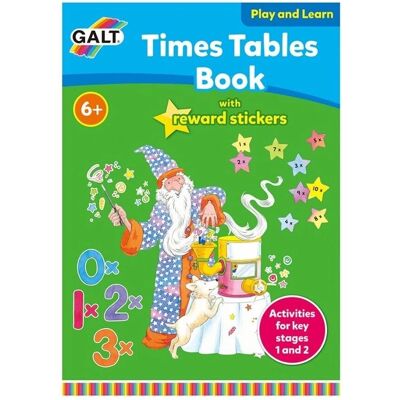 Galt Times Table Book with Stickers - Educational Book Galt Times Table Book with Stickers - Educational Book