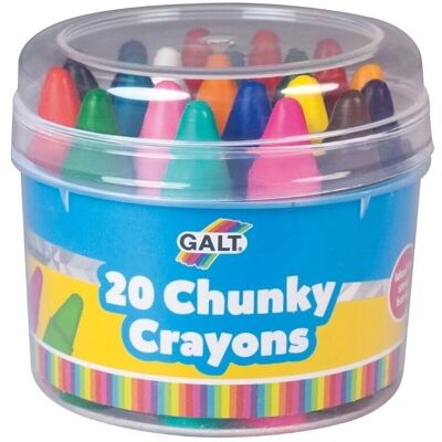 Galt 20 Chunky Crayons - Crayons Galt 20 Chunky Crayons - Crayons