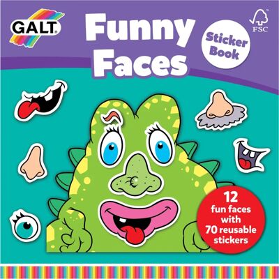 Galt Gyerek matricák - Vicces arcok - Gyerek matricák Galt Gyerek matricák - Vicces arcok - Gyerek matricák