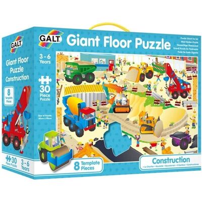 Galt Gigantyczne Puzzle plac budowy - 30 Elementów Galt Gigantyczne Puzzle plac budowy - 30 Elementów