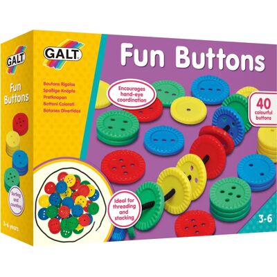 Jeu Éducatif Galt - 1003238 - Boutons en plastique pour enfants - Publicité Jeu Éducatif Galt - 1003238 - Boutons en plastique pour enfants - Publicité