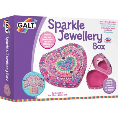Galt Toys Heart-Shaped Jewellery Box with Gems - Toy Galt Toys Heart-Shaped Jewellery Box with Gems - Toy