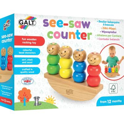 Galt Toys 1005230 Learning Toy - See-Saw Counter Galt Toys 1005230 Learning Toy - See-Saw Counter