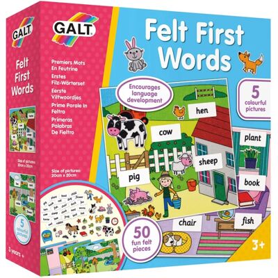 Galt Play & Learn Felt First Words - Tevékenységkészlet Galt Play & Learn Felt First Words - Tevékenységkészlet