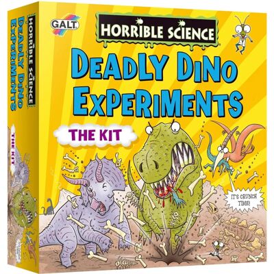 Galt Śmiertelne Eksperymenty Dinozaurów - Zestaw Aktywności Horrible Science Galt Śmiertelne Eksperymenty Dinozaurów - Zestaw Aktywności Horrible Science