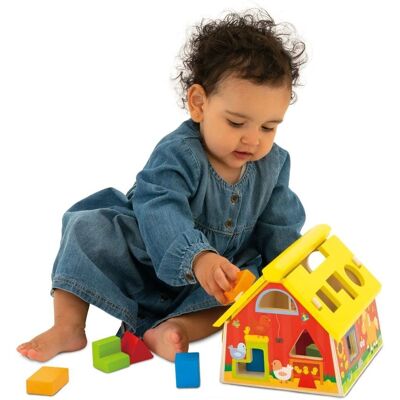 Galt Children's Post and Play Barn - Wooden Sorting Activity Set Galt Children's Post and Play Barn - Wooden Sorting Activity Set