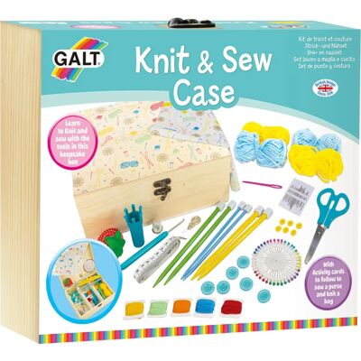 Galt 1005707 Jouet d'art et d'artisanat - Kit de couture et tricot pour enfants - Publicité Galt 1005707 Jouet d'art et d'artisanat - Kit de couture et tricot pour enfants - Publicité