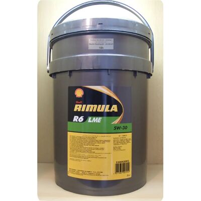 Shell - Rimula R6 LME 5W-30 - 20L - Λιπαντικό κινητήρα Shell - Rimula R6 LME 5W-30 - 20L - Λιπαντικό κινητήρα