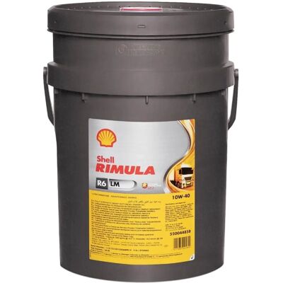 Shell Rimula R6 LM 10W-40 20L Motorolie - Motorolie Shell Rimula R6 LM 10W-40 20L Motorolie - Motorolie