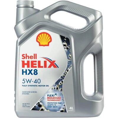 Shell Helix HX8 SN 5W-40 Vollsynthetisches Motoröl - Allwetter-Schutz Shell Helix HX8 SN 5W-40 Vollsynthetisches Motoröl - Allwetter-Schutz