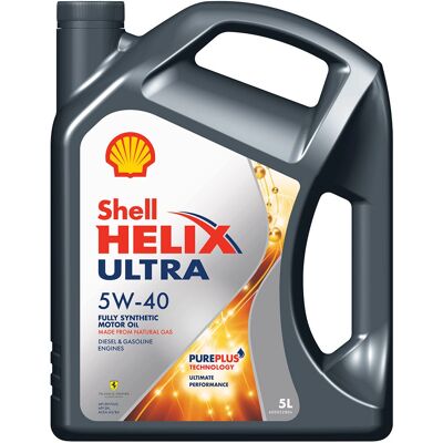 Shell Helix Ultra 5W40 Fully Synthetic Motor Oil - 5L Shell Helix Ultra 5W40 Fully Synthetic Motor Oil - 5L