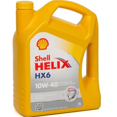 Shell Helix HX6 5L 10W40 Engine Oil - Daily Driver Protection Shell Helix HX6 5L 10W40 Engine Oil - Daily Driver Protection