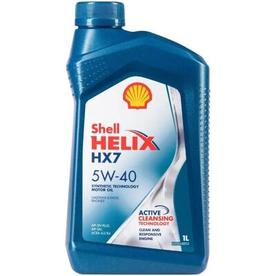 Huile moteur Shell Helix HX7 5W40 - Pour moteurs modernes - Publicité Huile moteur Shell Helix HX7 5W40 - Pour moteurs modernes - Publicité