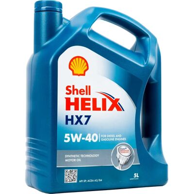 Huile moteur Shell Helix HX7 5W40 - 5 L - Publicité Huile moteur Shell Helix HX7 5W40 - 5 L - Publicité