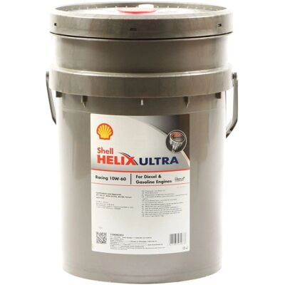 Shell Helix Ultra Racing 10W-60 Motorolie - 20L Shell Helix Ultra Racing 10W-60 Motorolie - 20L