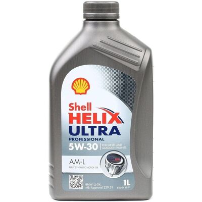 Shell Helix Ultra AM-L 5W-30 Motorolie - 1L Shell Helix Ultra AM-L 5W-30 Motorolie - 1L