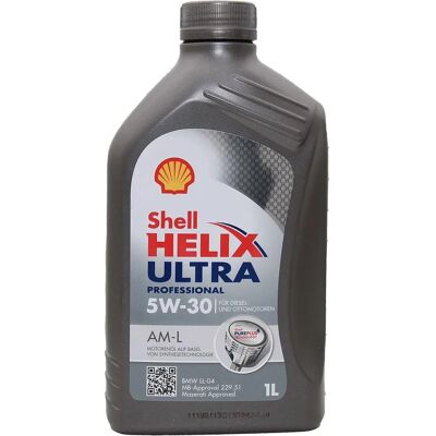 Shell Helix Ultra Prof AM-L 5W-30 - Aceite de motor Shell Helix Ultra Prof AM-L 5W-30 - Aceite de motor
