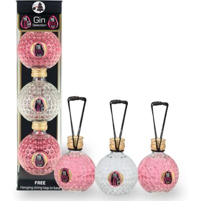 Pink Royal Dry Gin & Pink 47 London Dry Gin Weihnachtskugeln - Geschenkset Pink Royal Dry Gin & Pink 47 London Dry Gin Weihnachtskugeln - Geschenkset