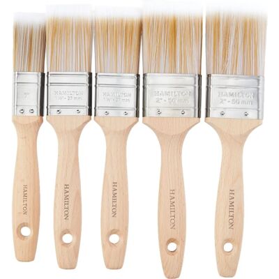 Hamilton Prestige 5pc Brush Set - Paintbrushes for Art & Decor Hamilton Prestige 5pc Brush Set - Paintbrushes for Art & Decor