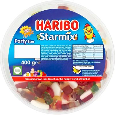Haribo Starmix - 400g/1kg Bulk Sweets Drum - Sweet Share Haribo Starmix - 400g/1kg Bulk Sweets Drum - Sweet Share
