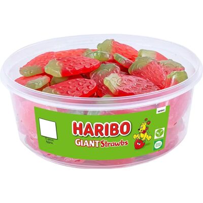 Haribo Model 825g Tub - Strawberry Chewy Sweets Haribo Model 825g Tub - Strawberry Chewy Sweets