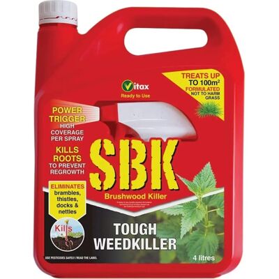 Vitax Brushwood Weed Killer - 4L - Effective & Selective Vitax Brushwood Weed Killer - 4L - Effective & Selective