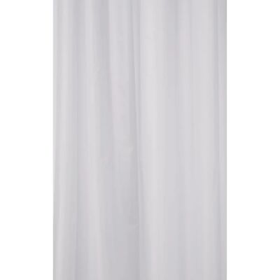 Croydex White Polyester Shower Curtain - 180x180cm Croydex White Polyester Shower Curtain - 180x180cm