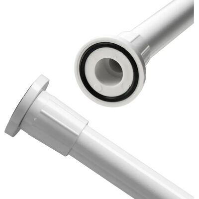 Croydex Hvid teleskopisk badeforhængsstang 1100-1830mm Croydex Hvid teleskopisk badeforhængsstang 1100-1830mm