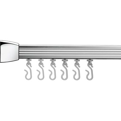 Croydex Croydex Slenderline Shower Rail Chrome - Shower Type Croydex Croydex Slenderline Shower Rail Chrome - Shower Type
