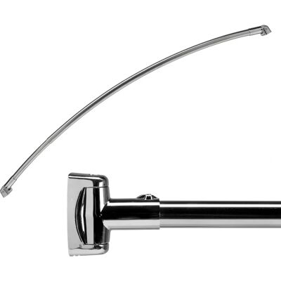 Croydex Edelstahl Premium Ausziehbare Bogenstange - Duschvorhang Zubehör Croydex Edelstahl Premium Ausziehbare Bogenstange - Duschvorhang Zubehör