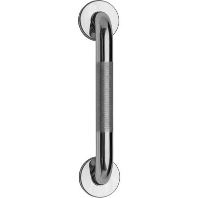 Croydex Chrome Safety Support Rail - 600 mm Stainless Steel Grab Bar with Anti-Slip Croydex Chrome Safety Support Rail - 600 mm Stainless Steel Grab Bar with Anti-Slip