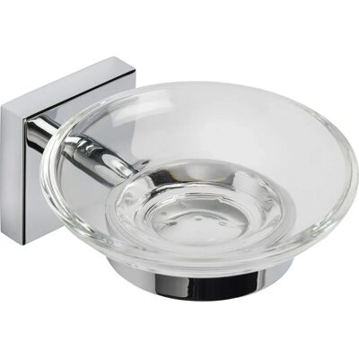 Croydex Chester Soap Dish Chrome Bathroom Soap Holder Fixings Included - Soap Dish & Holder Croydex Chester Soap Dish Chrome Bathroom Soap Holder Fixings Included - Soap Dish & Holder