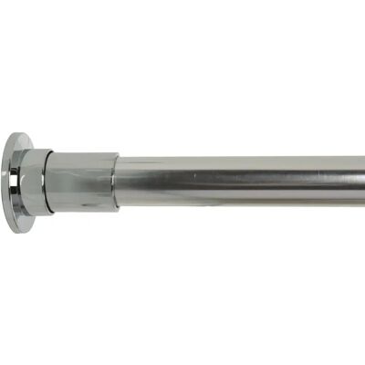 Croydex Chrome Telescopic Shower Curtain Rod - 110-260cm Croydex Chrome Telescopic Shower Curtain Rod - 110-260cm