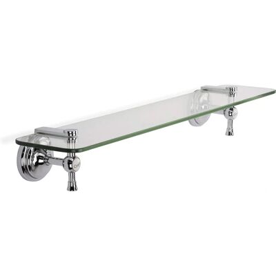Croydex Model 1919 Vintage Glass Bathroom Shelf - Bathroom Shelf Croydex Model 1919 Vintage Glass Bathroom Shelf - Bathroom Shelf