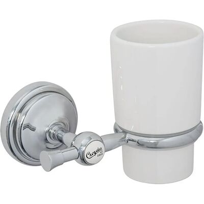 Croydex 1919 White Bathroom Tumbler - Bathroom Tumbler Croydex 1919 White Bathroom Tumbler - Bathroom Tumbler