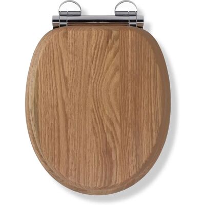 Asiento de inodoro de roble Croydex Rutland con cierre suave Asiento de inodoro de roble Croydex Rutland con cierre suave