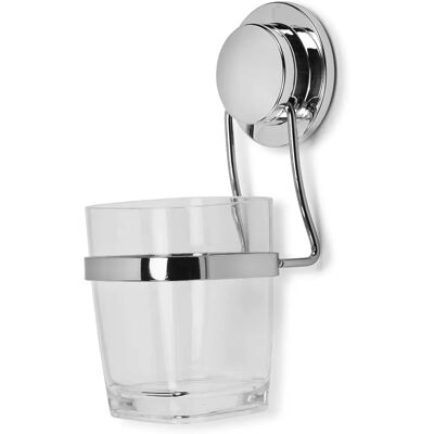 Croydex Silver Tumbler & Holder - Bathroom Accessory Croydex Silver Tumbler & Holder - Bathroom Accessory