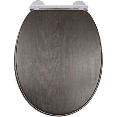 Croydex Montoro Walnuss Soft Close WC-Sitz - WC-Sitz Croydex Montoro Walnuss Soft Close WC-Sitz - WC-Sitz