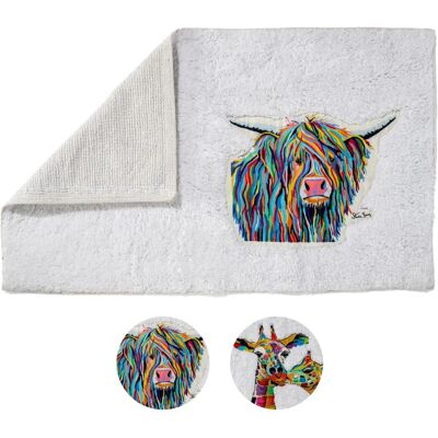 Croydex - Angus McCoo - Non-Slip Backing - Bath Rug Croydex - Angus McCoo - Non-Slip Backing - Bath Rug