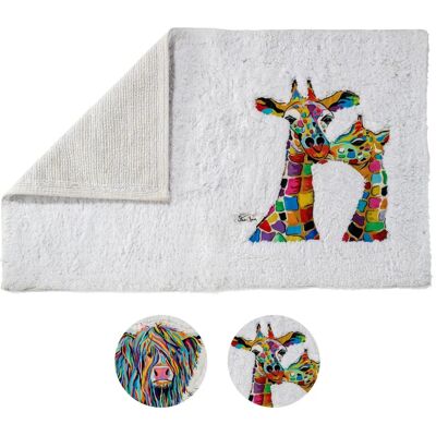Croydex Art By Steven Brown Francie & Josie Bath Rug - Bath Rug Croydex Art By Steven Brown Francie & Josie Bath Rug - Bath Rug