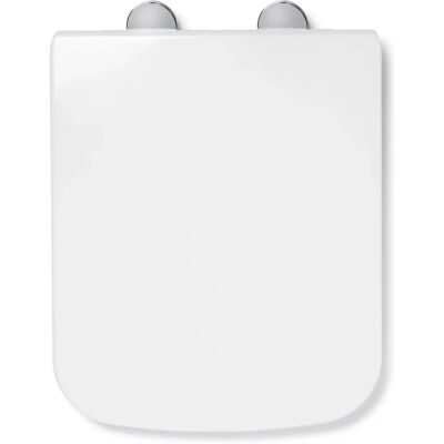 Croydex - Square Flexi Fix - White - Thermoset - Toilet Seat Croydex - Square Flexi Fix - White - Thermoset - Toilet Seat
