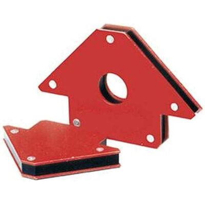 Imán de Soldadura Jensen 160x18x102mm - Ángulos 45/90° para Soldar y Montar Imán de Soldadura Jensen 160x18x102mm - Ángulos 45/90° para Soldar y Montar
