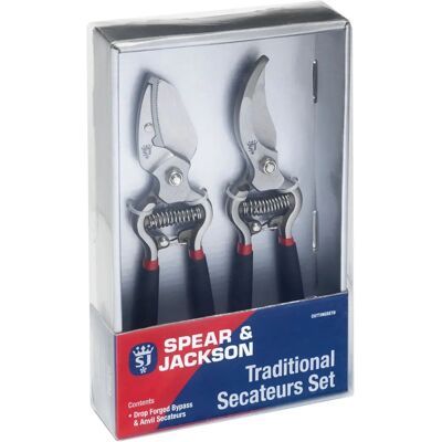 Spear & Jackson Vintage Gartengeräteset - Schneidersatz & Doppelpack Spear & Jackson Vintage Gartengeräteset - Schneidersatz & Doppelpack