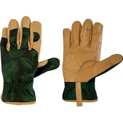 Guantes de jardinería de cuero con estampado botánico - Guantes de Jardinería Spear & Jackson Guantes de jardinería de cuero con estampado botánico - Guantes de Jardinería Spear & Jackson