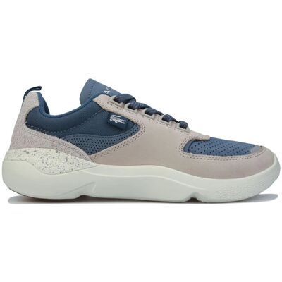 Lacoste Wildcard Sneakers - Donkerblauw Leer - UK 3 Lacoste Wildcard Sneakers - Donkerblauw Leer - UK 3
