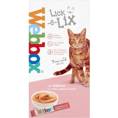 Webbox Webbox Cats Delight Lick-e-lix Salmon 15g - Cat Treats Webbox Webbox Cats Delight Lick-e-lix Salmon 15g - Cat Treats