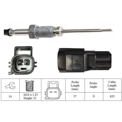 Lemark Lxt287 Exhaust Gas Temp Sensor - Car Part Lemark Lxt287 Exhaust Gas Temp Sensor - Car Part