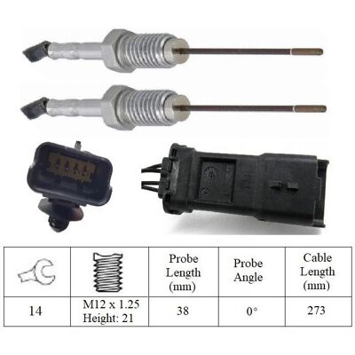 Lucas Lgs7263 Exhaust Gas Temp Sensor - Car Part Lucas Lgs7263 Exhaust Gas Temp Sensor - Car Part