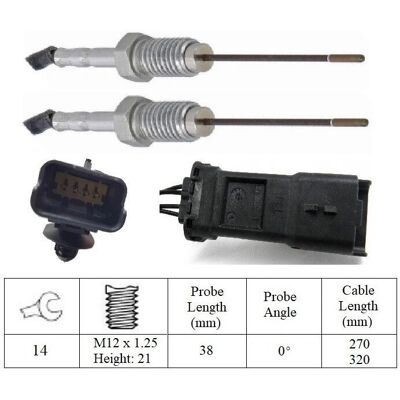 Lemark Lxt435 Exhaust Gas Temperature Sensor - Exhaust Gas Temperature Sensor Lemark Lxt435 Exhaust Gas Temperature Sensor - Exhaust Gas Temperature Sensor